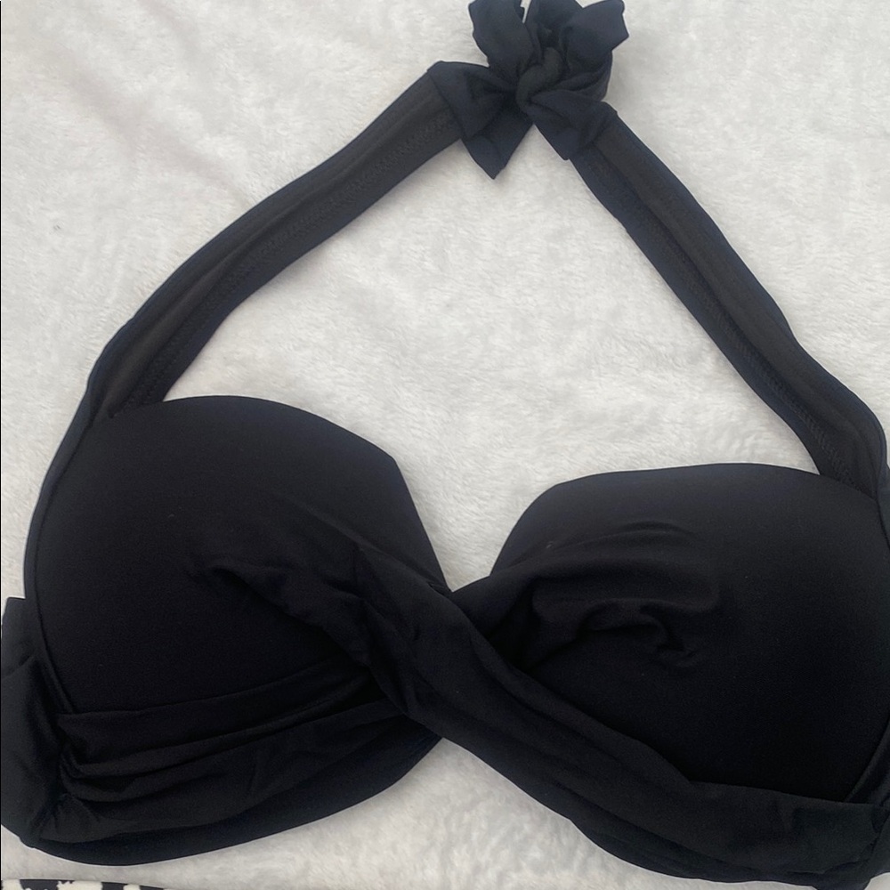 Calvin Klein Black and White Leopard Print Bikini - Picture 5 of 13